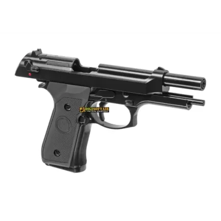 Beretta M92 nera FULL METAL WE gbb new con abbatticane Beretta M92 nera FULL METAL WE gbb new con abbatticane