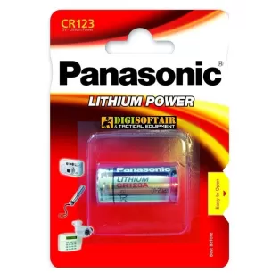 BATTERIA CR123 PANASONIC LITHIUM POWER