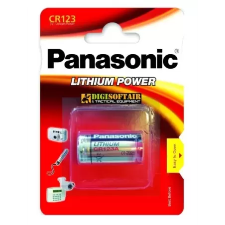 BATTERIA CR123 PANASONIC LITHIUM POWER