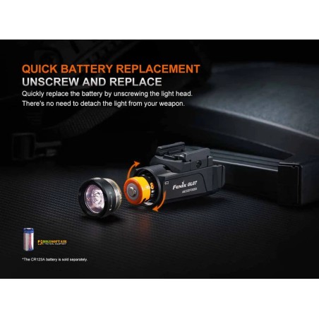 Fenix GL07 Compact Weapon Light Nero