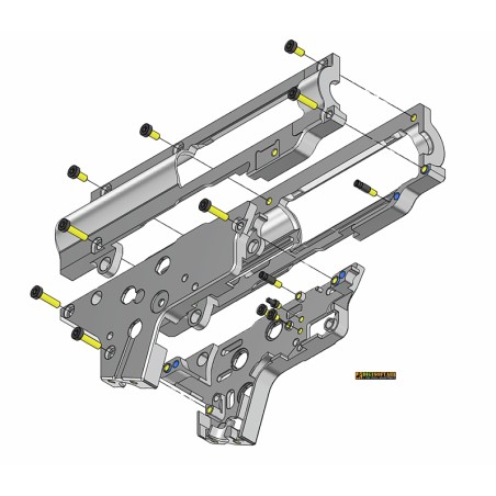 RetroArms CNC Split Gearbox V2 8mm QSC 2025 (7066)
