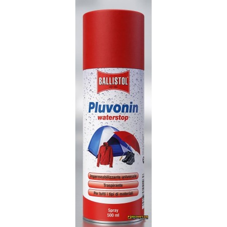 Vendita online BALLISTOL Pluvonin WaterStop Impermeabilizzante Antiacqua Spray 500 ml