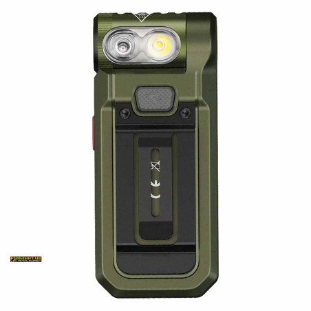 Fenix SW05R-RED Spruce Green Torcia Clip-On Ricaricabile