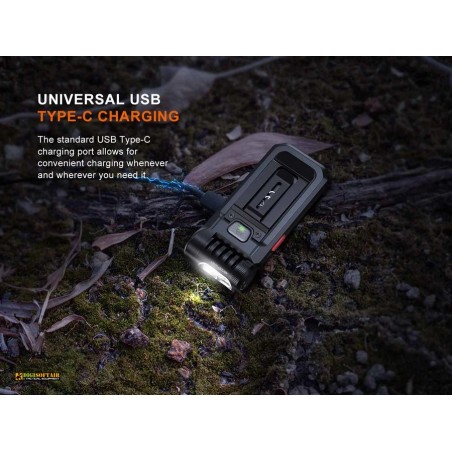 Fenix SW05R-RED Spruce Green Rechargeable Clip-On Flashlight
