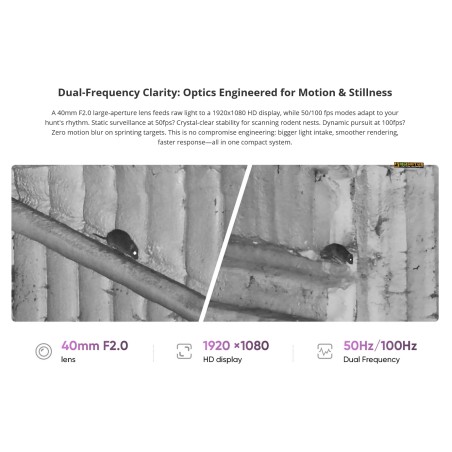 Hikmicro ALPEX 4K Lite A40EL — 4K Digital Day/Night Scope with 1000 m LRF