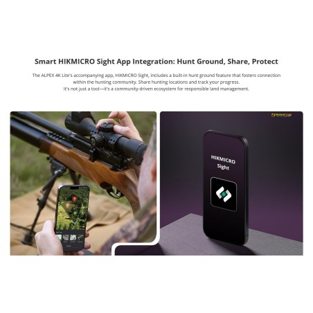 Hikmicro ALPEX 4K Lite A40EL — 4K Digital Day/Night Scope with 1000 m LRF