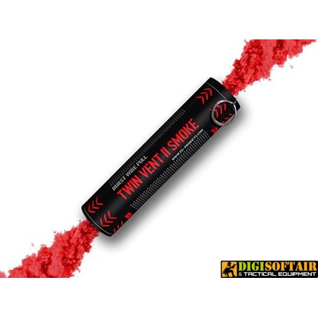 Enola Gaye Twin Vent II Wire Pull® Smoke Grenade red