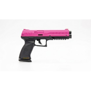 PB Charlie 528 Cal 50 12.7J Black Pistol Pink Slide CO2