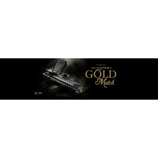 Tokyo Marui Hi-Capa 5.1 Gold Match GBB Pistol