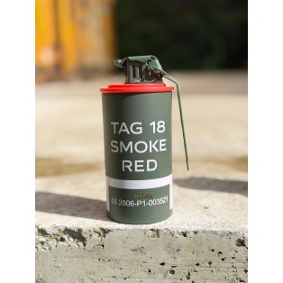 TAGinn TAG-18 Red Smoke Grenade | Airsoft