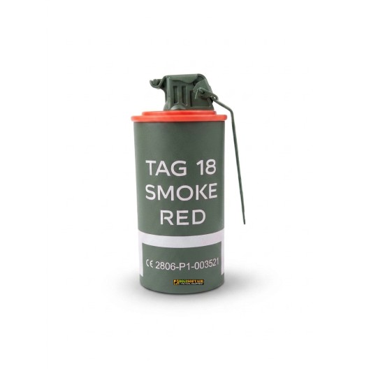 TAGinn TAG-18 Red Smoke Grenade | Airsoft