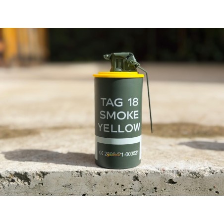 TAGinn TAG-18 Yellow Smoke Grenade | Airsoft