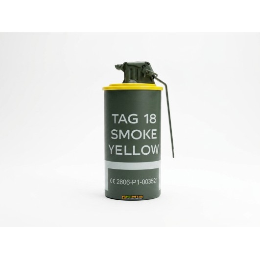 TAGinn TAG-18 Yellow Smoke Grenade | Airsoft