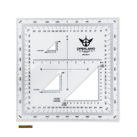 Openland Tactical Coordinate Scale 120x120 mm MGRS/UTM