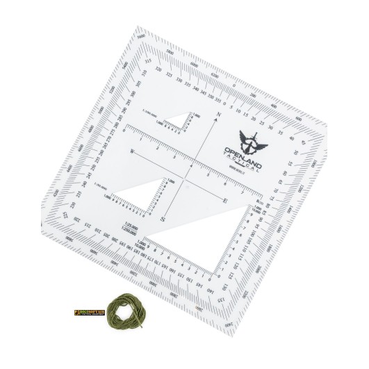 Openland Tactical Coordinate Scale 120x120 mm MGRS/UTM
