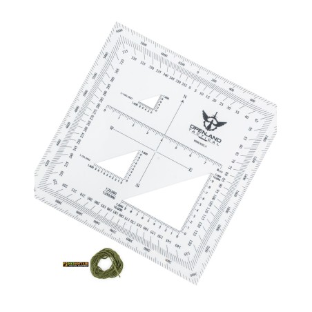 Openland Tactical Coordinate Scale 120x120 mm MGRS/UTM