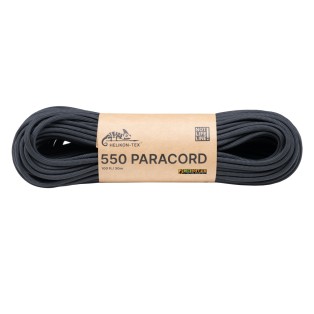 Paracord 550 Helikon-Tex 30m Black | Corda Tattica