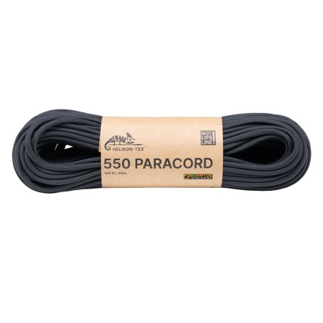 Helikon-Tex 550 Paracord 100ft Black Cord