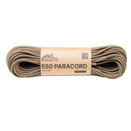 Helikon-Tex 550 Paracord 100ft Coyote Cord