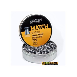 JSB Match Middle Weight 4.5mm 0.520g | 500 pz (000015-500) 2