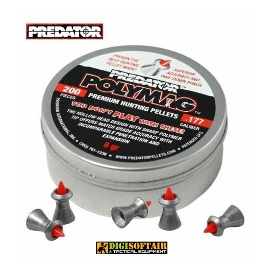 JSB Predator Polymag Cal. 4.5 mm | Piombini Aria Compressa 200 pz