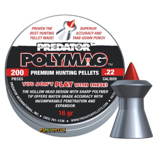 JSB Predator Polymag Cal. 5.5 mm | Piombini Aria Compressa 200 pz
