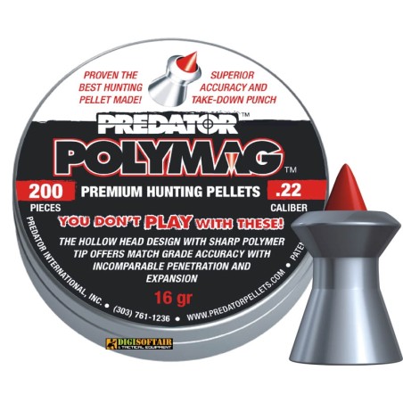 JSB Predator Polymag Cal. 5.5 mm | Piombini Aria Compressa 200 pz