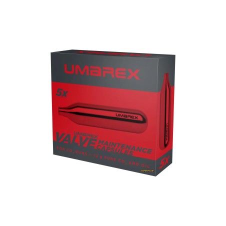 Umarex 12g CO2 Valve Maintenance Capsules 5-Pack | 4.1683-2