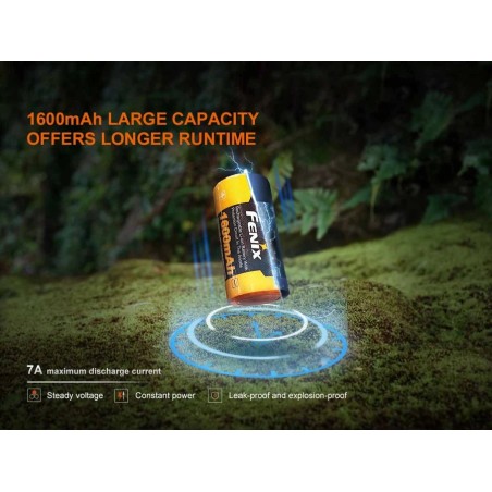 Fenix ARB-L18 1600mAh 18350 Rechargeable Battery | Fenix