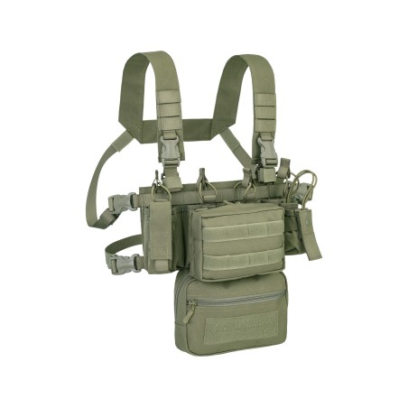 Defcon 5 Outac Combo Mini Chest Rig OT-RC202 OD Green
