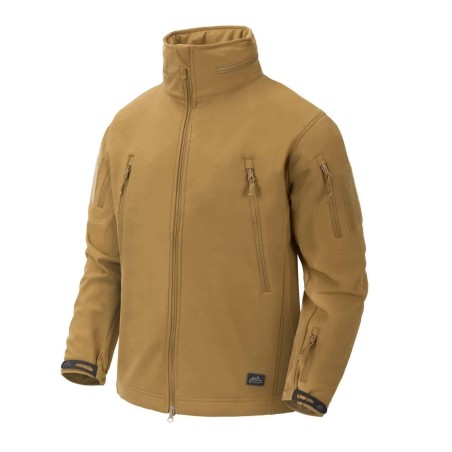 Buy Gunfighter Jacket Shark Skin Windblocker Coyote brown Helikon Tex