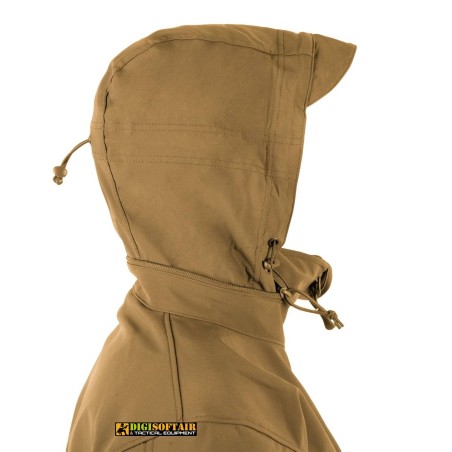 Buy Gunfighter Jacket Shark Skin Windblocker Coyote brown Helikon Tex