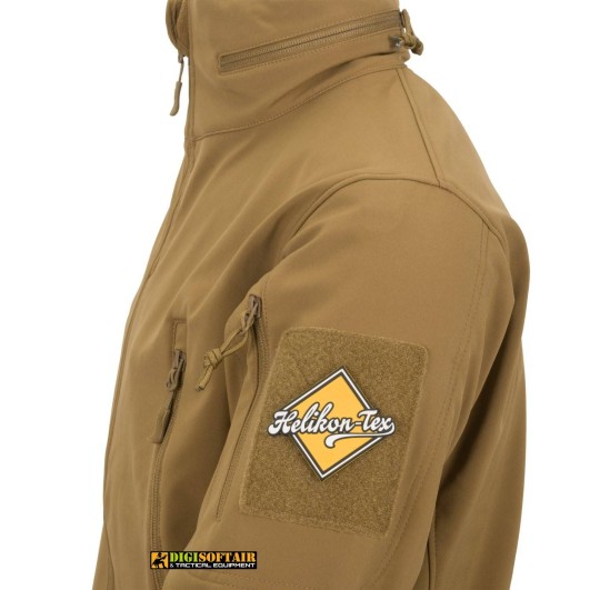 Buy Gunfighter Jacket Shark Skin Windblocker Coyote brown Helikon Tex