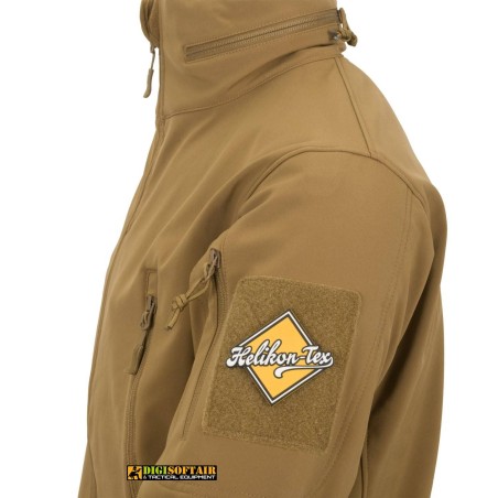 Buy Gunfighter Jacket Shark Skin Windblocker Coyote brown Helikon Tex