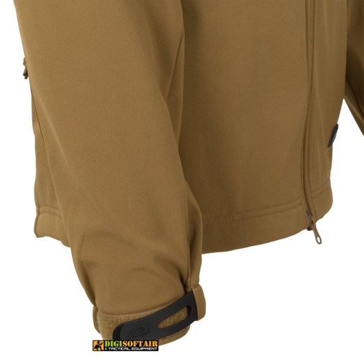 Buy Gunfighter Jacket Shark Skin Windblocker Coyote brown Helikon Tex