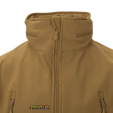 Buy Gunfighter Jacket Shark Skin Windblocker Coyote brown Helikon Tex