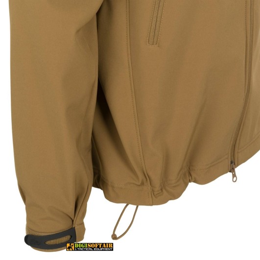 Buy Gunfighter Jacket Shark Skin Windblocker Coyote brown Helikon Tex