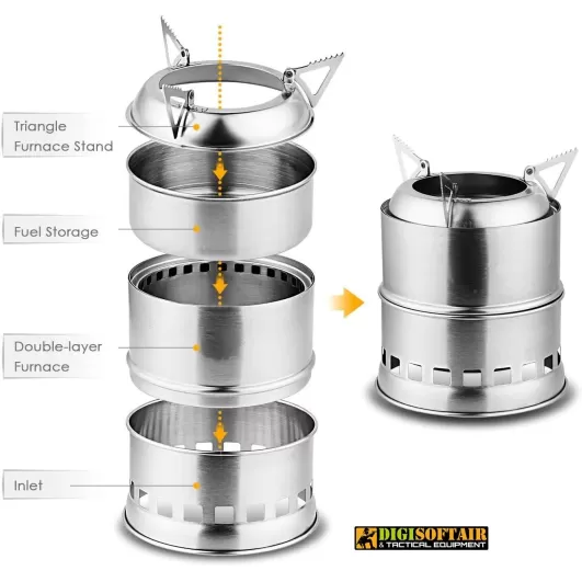 RAM campstove stailess steel R21002
