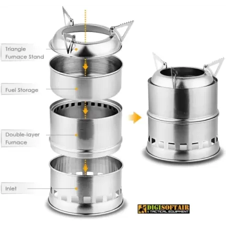 RAM campstove stailess steel R21002