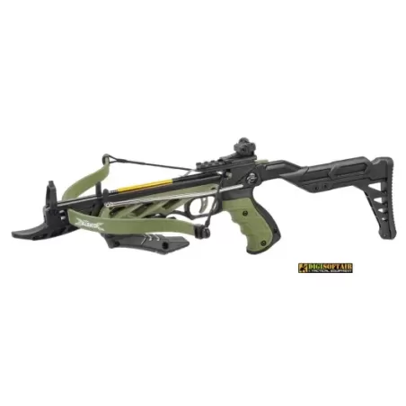 MAN KUNG Balestra alligator verde 80 libbre con calcio R30010