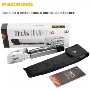 Roxon MBT3 6 in 1 Multifunction Detachable and Foldable for Backyard BBQ, BBQ and Portable Camping 2