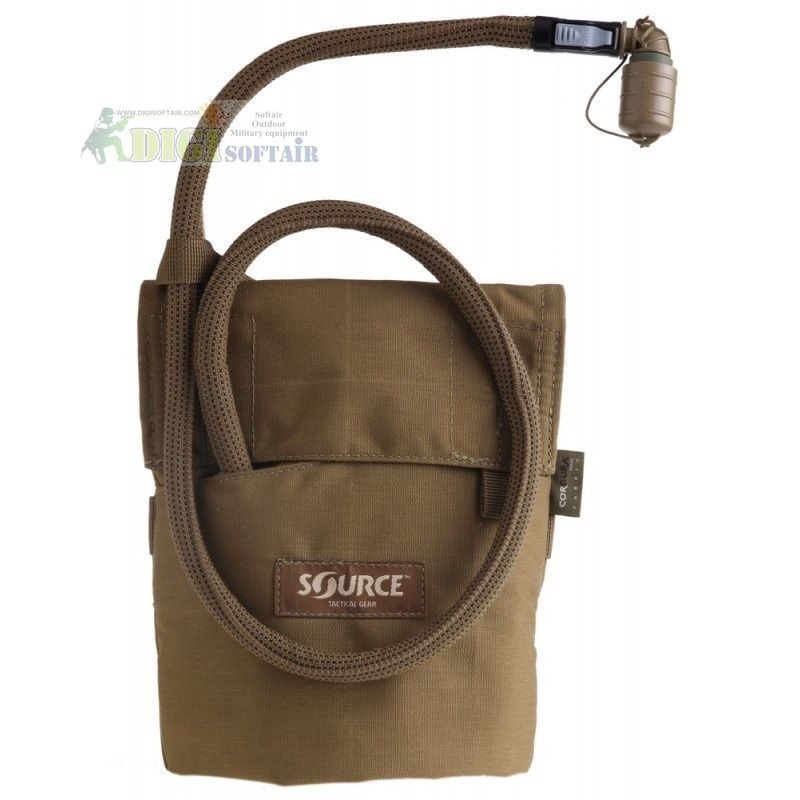 Kangaroo coyote brown 1L Collapsible Canteen with Pouch