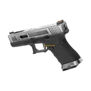 WE G-Force 19 SV Silver Barrel Metal Version GBB 2