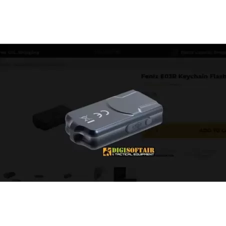 Fenix E03R Torcia portachiavi da 260 lumen