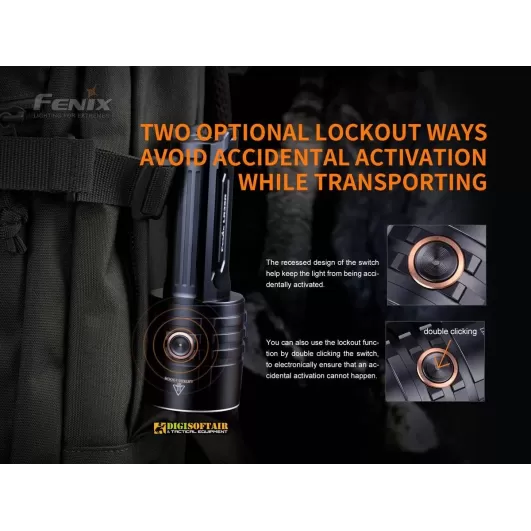 Fenix flashlight LR35 10000 lumen