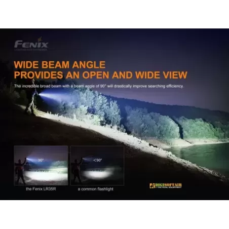 Fenix flashlight LR35 10000 lumen