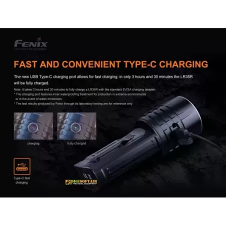 Fenix LR35 torcia da 10000 lumen compatta