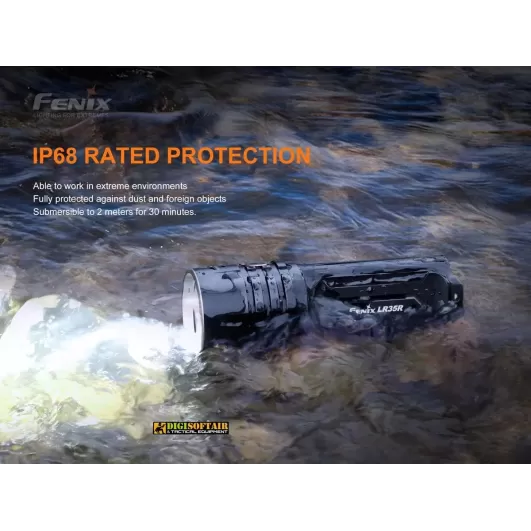 Fenix flashlight LR35 10000 lumen
