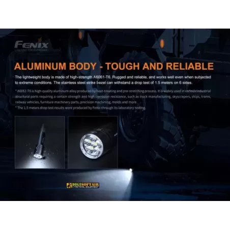 Fenix flashlight LR35 10000 lumen