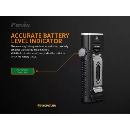 Fenix WT20R multifunctional flashlight 400 lumen
